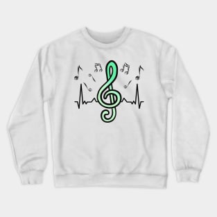 Musik liegt in der Luft Crewneck Sweatshirt